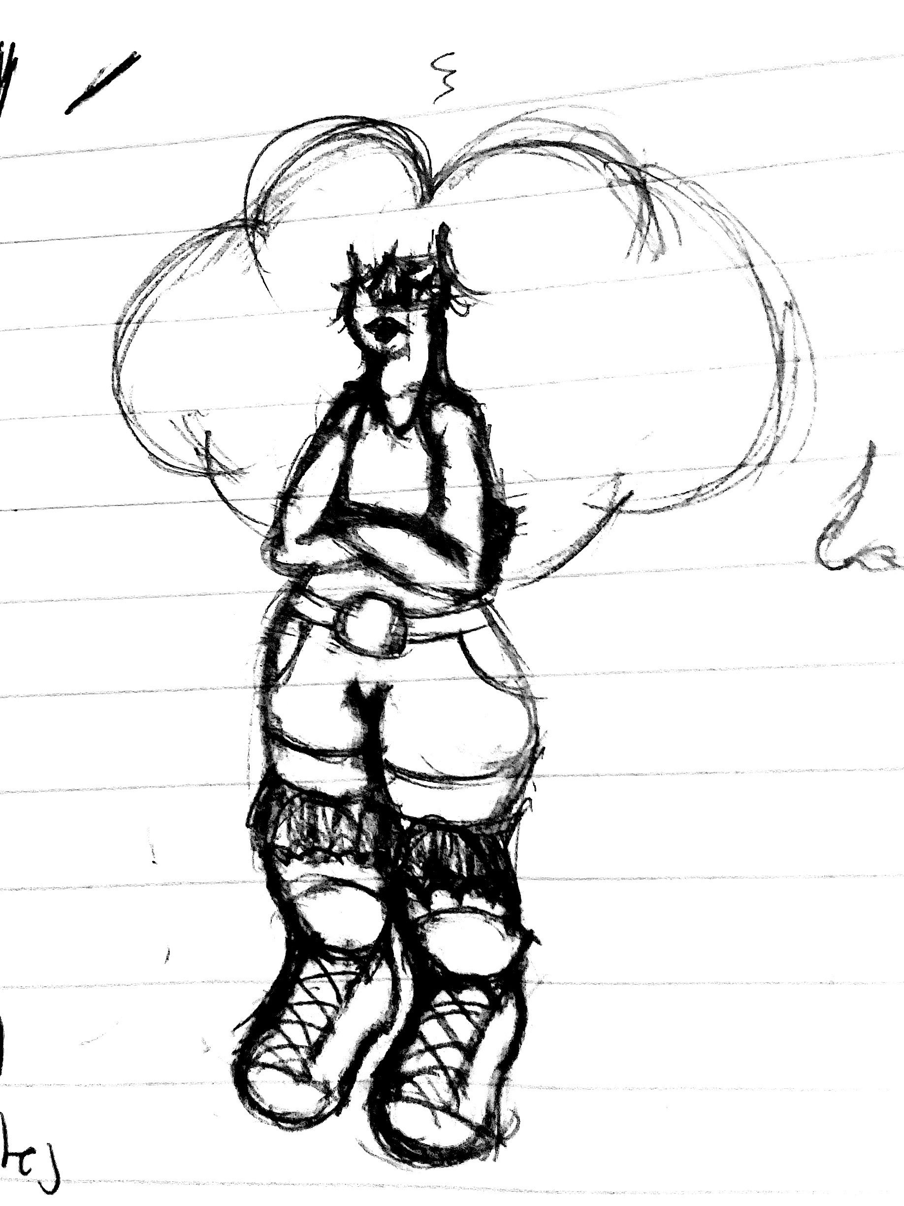 Angry looking Candi doodle.